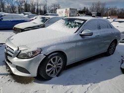 Mercedes-Benz salvage cars for sale: 2017 Mercedes-Benz C 300 4matic