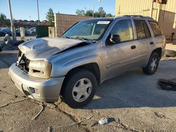 Salvage cars for sale at Gaston, SC auction: 2002 Chevrolet Trailblazer