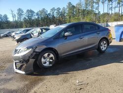 Salvage cars for sale at Harleyville, SC auction: 2015 Honda Civic LX