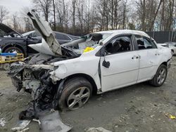 Salvage cars for sale from Copart Waldorf, MD: 2012 Toyota Corolla Base