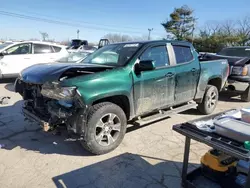 Salvage trucks for sale at Lexington, KY auction: 2015 Chevrolet Colorado Z71