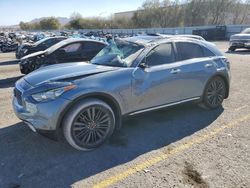 Salvage cars for sale at Las Vegas, NV auction: 2017 Infiniti QX70