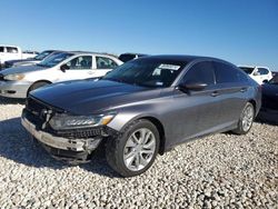 Salvage cars for sale from Copart Taylor, TX: 2018 Honda Accord LX