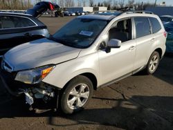 Salvage cars for sale at auction: 2015 Subaru Forester 2.5I Premium