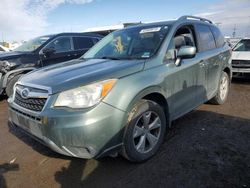 Salvage cars for sale at auction: 2014 Subaru Forester 2.5I Premium