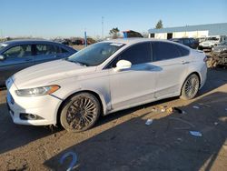 Salvage cars for sale at Woodhaven, MI auction: 2013 Ford Fusion Titanium