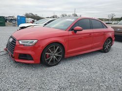 Salvage cars for sale at Riverview, FL auction: 2018 Audi S3 Premium Plus