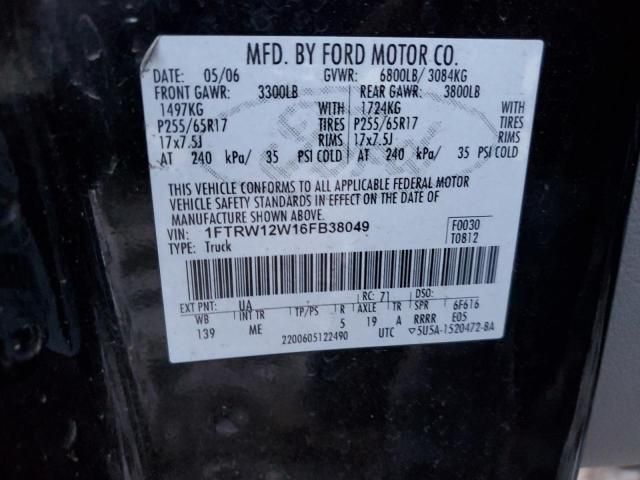 2006 Ford F150 Supercrew