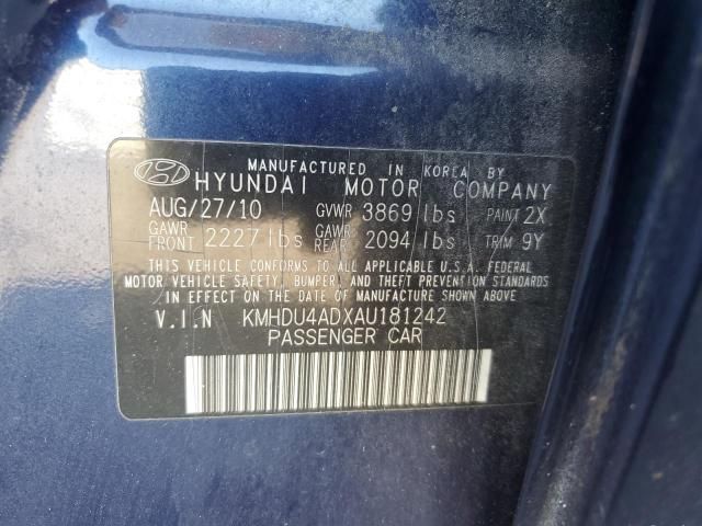 2010 Hyundai Elantra Blue