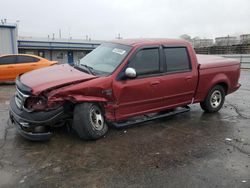 Salvage cars for sale at Tulsa, OK auction: 2001 Ford F150 Supercrew