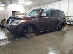 Nissan salvage cars for sale: 2017 Nissan Armada Platinum