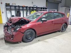 Salvage cars for sale at Candia, NH auction: 2017 Subaru Impreza