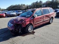 2016 Chrysler Town & Country Touring L en venta en Exeter, RI