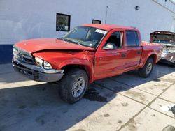 Salvage cars for sale from Copart Farr West, UT: 2003 Dodge Dakota Quad SLT