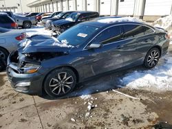 Salvage cars for sale at auction: 2021 Chevrolet Malibu RS