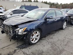 Salvage cars for sale at Exeter, RI auction: 2014 Nissan Maxima S