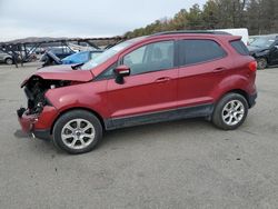 Salvage cars for sale at Brookhaven, NY auction: 2018 Ford Ecosport SE