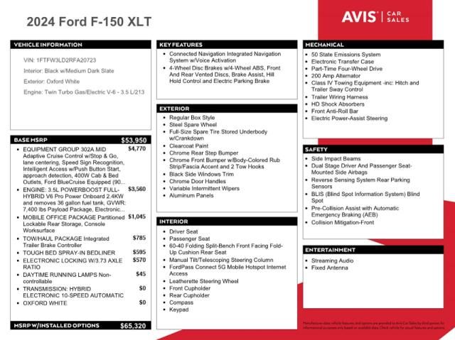 2024 Ford F150 XLT