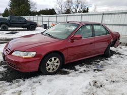 Salvage cars for sale at Finksburg, MD auction: 2002 Honda Accord EX