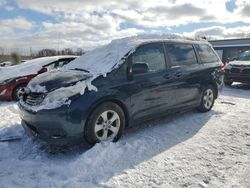 Salvage cars for sale at Wayland, MI auction: 2012 Toyota Sienna LE