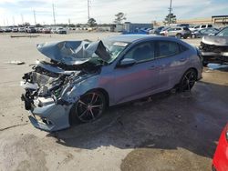 Salvage cars for sale at New Orleans, LA auction: 2021 Honda Civic Sport