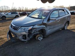 Salvage cars for sale at New Britain, CT auction: 2015 KIA Sorento LX