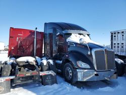 Salvage trucks for sale at Cicero, IN auction: 2016 Kenworth Construction T680