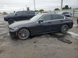 Salvage cars for sale at Miami, FL auction: 2019 BMW 330I