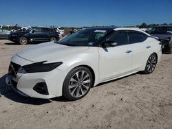 Salvage cars for sale at Houston, TX auction: 2021 Nissan Maxima Platinum