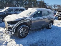 Salvage cars for sale at North Billerica, MA auction: 2019 Honda CR-V LX