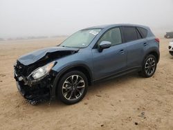 Salvage cars for sale at San Antonio, TX auction: 2016 Mazda CX-5 GT