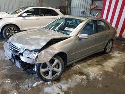 Mercedes-Benz salvage cars for sale: 2005 Mercedes-Benz C 230K Sport Sedan