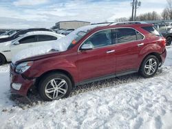 Chevrolet salvage cars for sale: 2016 Chevrolet Equinox LTZ