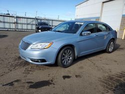 Salvage cars for sale at New Britain, CT auction: 2013 Chrysler 200 Limited