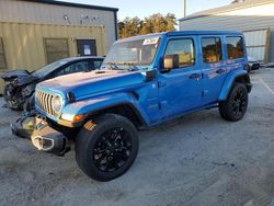 Salvage cars for sale from Copart Ellenwood, GA: 2024 Jeep Wrangler Sahara 4XE