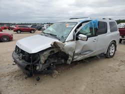 Salvage cars for sale at Houston, TX auction: 2011 Nissan Armada SV