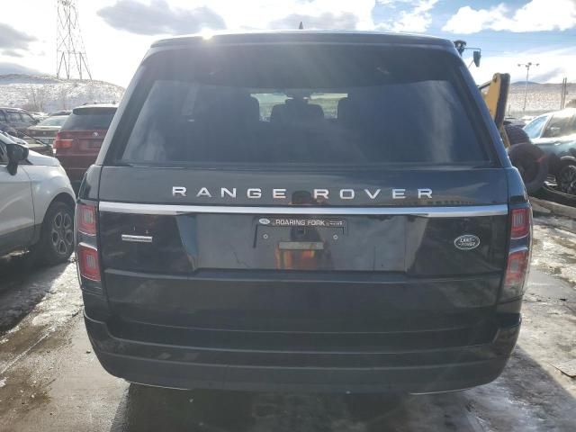 2018 Land Rover Range Rover Supercharged