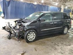 Salvage cars for sale at Woodhaven, MI auction: 2014 Chrysler Town & Country Touring