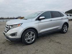 Salvage cars for sale at Fresno, CA auction: 2018 Ford Edge Titanium