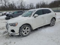 Salvage cars for sale from Copart Ellwood City, PA: 2020 Audi Q3 Premium