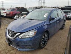 Salvage cars for sale from Copart Elgin, IL: 2016 Nissan Sentra S