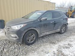 Salvage cars for sale at Barberton, OH auction: 2017 Hyundai Santa FE Sport