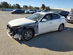 Salvage cars for sale at Martinez, CA auction: 2016 Infiniti Q50 Base