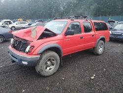 Salvage cars for sale at Graham, WA auction: 2003 Toyota Tacoma Double Cab