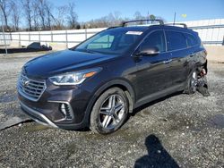 Hyundai Santa fe u salvage cars for sale: 2017 Hyundai Santa FE SE Ultimate