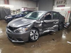 Salvage cars for sale from Copart Elgin, IL: 2019 Nissan Sentra S