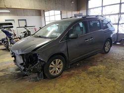 Salvage cars for sale at Indianapolis, IN auction: 2014 Honda Odyssey EX