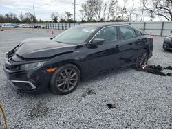 Salvage cars for sale at Riverview, FL auction: 2021 Honda Civic EX