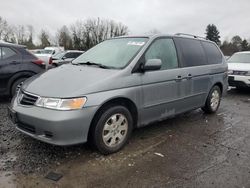 Salvage cars for sale from Copart Portland, OR: 2002 Honda Odyssey EXL