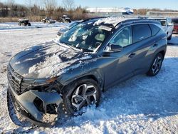 Salvage cars for sale at Columbia Station, OH auction: 2022 Hyundai Tucson Limited